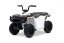 Elektrická štvorkolka Beneo Arctic Cat 12V so zadným pohonom, biela, LED svetlá, Lítiová batéria, 2 x 25W motor, Originál Licencia