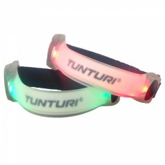 Bezpečnostný pásik na ruku Tunturi Led Glow červená
