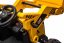 Beneo Licencovaný elektrický Bagr Caterpillar se svahovací i výkopovou lžící, Jednomístný, žlutý, USB vstupem na MP3 Přehrávači, Zadním pohonem s 2 x 30W Motory a Lithiovou baterií