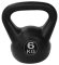 Kettlebell poplastovaný 6 kg Tunturi