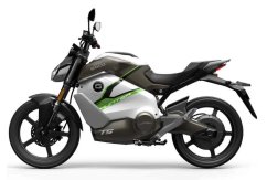 Elektrický motocykel Super Soco TS Streethunter dual battery biely