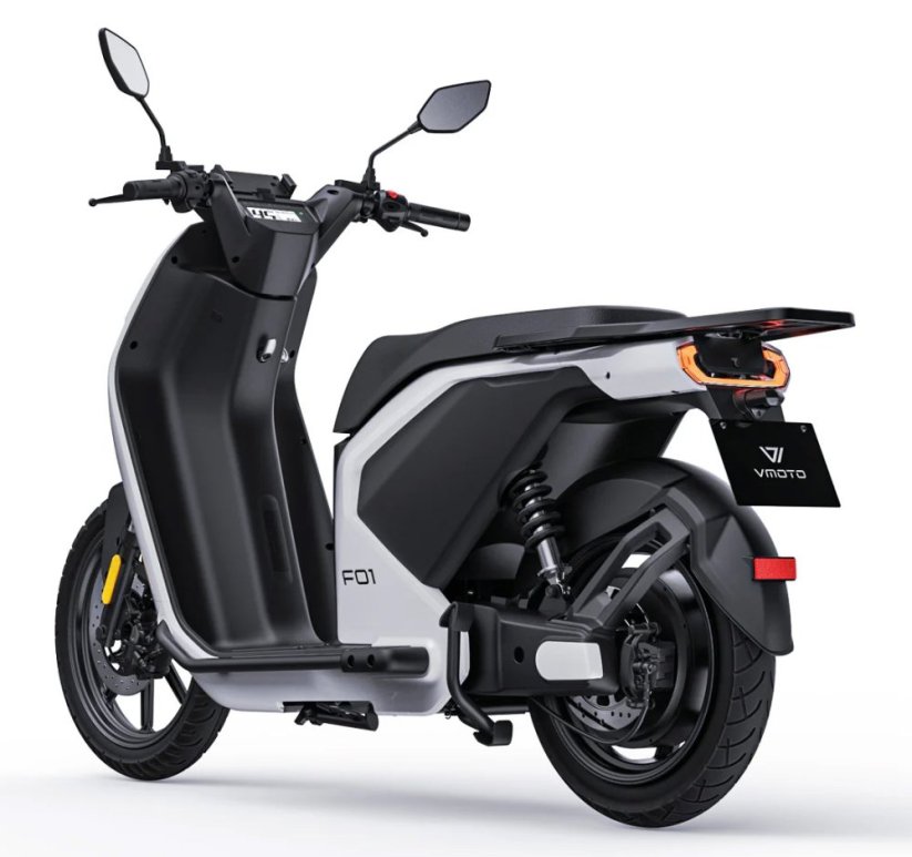 Motocykel Super Soco F01 biely
