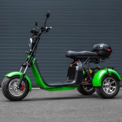 Elektrická tříkolka Leramotors Scooters C5 2000W zelená