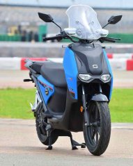 Elektrický skútr Super Soco CPX PRO dual battery modrý