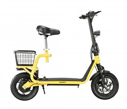 Elektrokoloběžka X-scooters XS01 36V Li - 500W - odpružený model žlutá