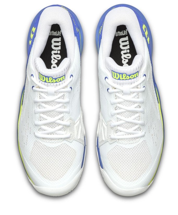 Wilson Rush Pro Ace white / amparo blue / yellow