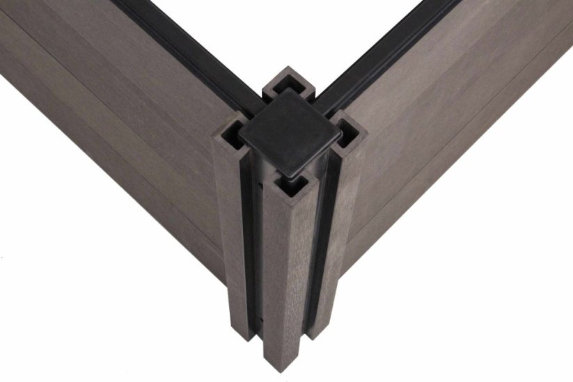 Vyvýšený záhon G21 Crop 210 x 106 x 80, WPC, Eben