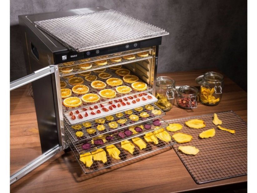 Sušička ovoce G21 Mistral, nerezová ocel