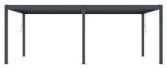 Bioklimatická pergola G21 Austin Premium 6x3 m, antracitová hliníková