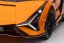 Beneo Elektrické autíčko Lamborghini Sian 4X4, oranžové, 12V, 2,4 GHz dálkové ovládání, USB/AUX Vstup, Bluetooth, Odpružení, Vertikální otevírací dveře, měkká EVA kola, LED Světla, ORIGINAL licence