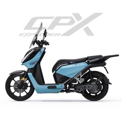 Elektrický skútr Vmoto CPX Explorer modrá