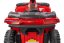 Elektrická čtyřkolka Beneo Arctic Cat 12V se zadním pohonem, červená, LED světla, lithiová baterie, 2 x 25W motor, originální licence