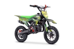 Dětská benzínová motorka Beneo Motors CROSS XM zelená - 50cm3