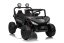 Elektrické auto Beneo T-REX Ride 4x4 dvoumístné 24V, černé, MP3 přehrávač se vstupem USB/AUX, pohon 4x4, lithiová baterie, odpružení, dálkové ovládání, LED světla
