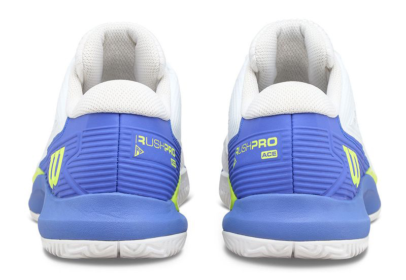 Wilson Rush Pro Ace white / amparo blue / yellow