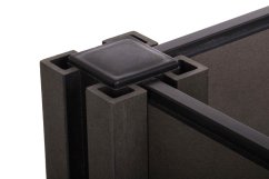 Vyvýšený záhon G21 Crop 183 x 143 x 80, WPC, Eben