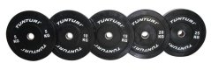 Gumový kotouč Bumper Tunturi 5 kg, černý