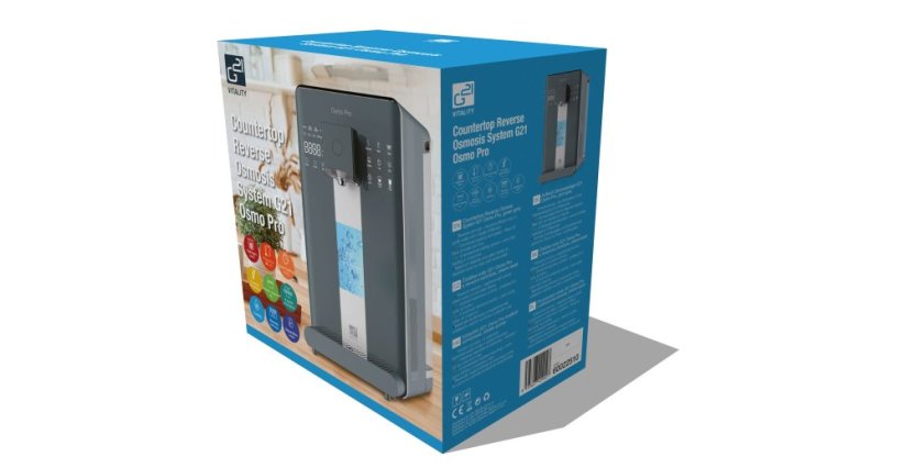 Čistička vody G21 Osmo Pro s reverznou osmózou, zeleno-sivá