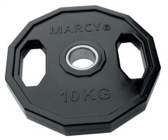 Kotouč olympijský pogumovaný 10 kg hranatý Tunturi