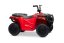 Elektrická čtyřkolka Beneo Arctic Cat 12V se zadním pohonem, červená, LED světla, lithiová baterie, 2 x 25W motor, originální licence