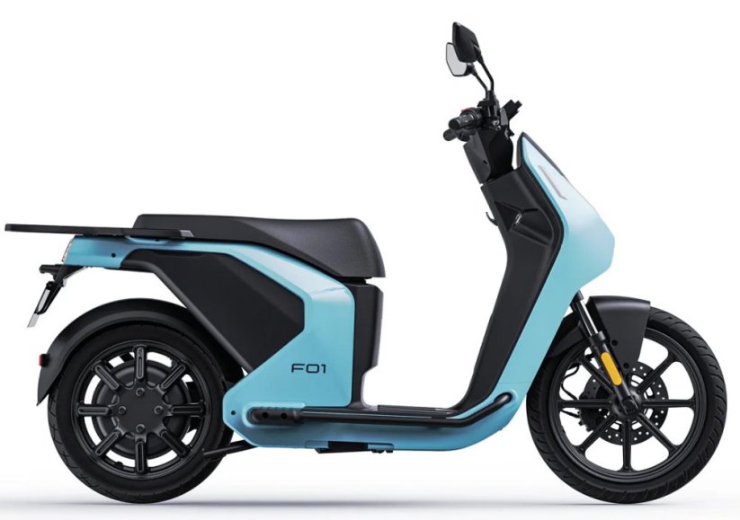 Motocykel Super Soco F01 svetlomodrý