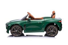 Elektrické autíčko Bentley Bacalar 12V, zelené, Dveře otevírající se nahoru, 2.4 GHz dálkové ovládání, LED světla, USB/Aux Vstup, Odpružení, Lithiová baterie, 2 X 25W motor, ORIGINÁL licence