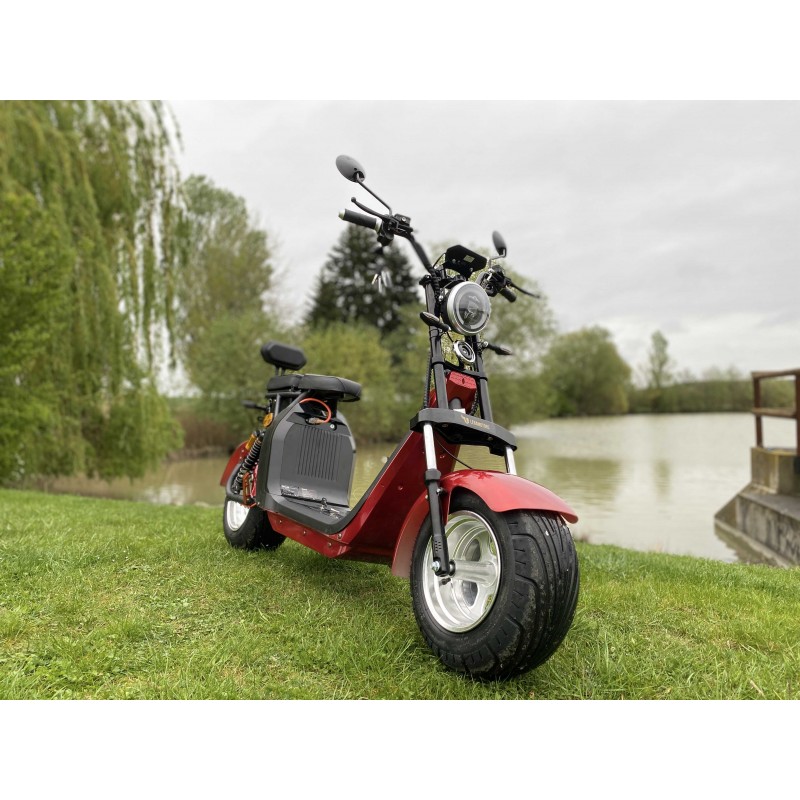 Elektrická koloběžka Lera Scooters C2 2000W červená