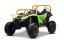 Elektrická buggy Arctic CAT XXL 4x4 24V, zelená, dvoumístná, Měkká EVA kola, Výkonné motory, Lithiová baterie, MP3 přehrávač s Bluetooth, Odpružená zadní náprava, Koženková sedadla, Originální licence