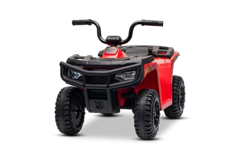 Elektrická čtyřkolka Beneo Arctic Cat 12V se zadním pohonem, červená, LED světla, lithiová baterie, 2 x 25W motor, originální licence