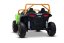 Elektrická buggy Arctic CAT XXL 4x4 24V, zelená, dvoumístná, Měkká EVA kola, Výkonné motory, Lithiová baterie, MP3 přehrávač s Bluetooth, Odpružená zadní náprava, Koženková sedadla, Originální licence