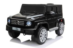 Beneo Elektrické autíčko Mercedes G500 12V, černé, 2,4 GHz dálkové ovládání, USB/SD Vstup, odpružení, Lithiová baterie, LED světla, ORIGINÁL licence