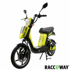 Elektrický skútr RACCEWAY® E-BABETA® zelený metalíza, bez baterie
