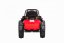 Beneo elektrický Traktor Power s vlečkou Pohon zadných kolies 12V batéria plastové kolesá Odpruženie predných kolies široké sedadlo 24 GHz diaľkový ovládač jednomiestne MP3 prehrávač červená