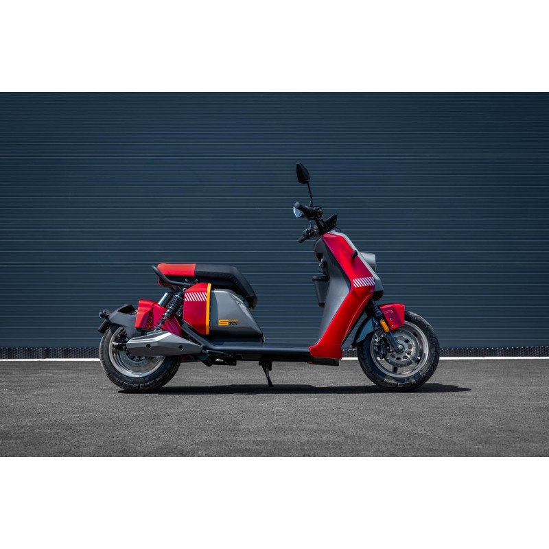 Elektrická koloběžka Lera Scooters C7 Skútr 3000W červená