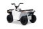 Elektrická štvorkolka Beneo Arctic Cat 12V so zadným pohonom, biela, LED svetlá, Lítiová batéria, 2 x 25W motor, Originál Licencia