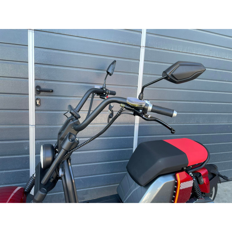 Elektrická koloběžka Lera Scooters C7 3000W červená