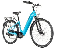 Mestský elektrobicykel Leader Fox Induktora 2023 svetlo modrá