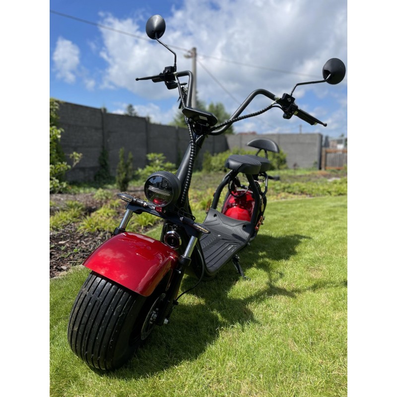 Elektrická kolobežka Lera Scooters C1+ 1500W červená