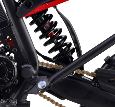 Elektrický motokros Beneo Motors Venom red - 6500W