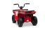 Elektrická čtyřkolka Beneo Arctic Cat 12V se zadním pohonem, červená, LED světla, lithiová baterie, 2 x 25W motor, originální licence