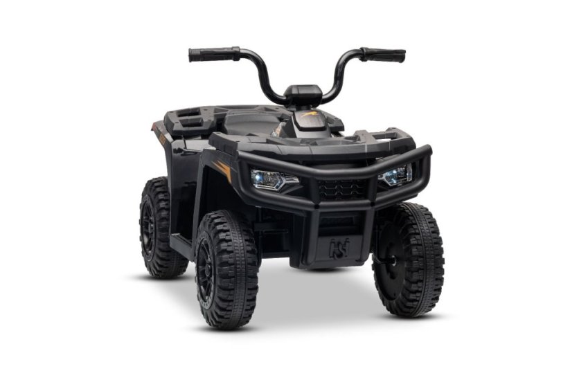 Elektrická čtyřkolka Beneo Arctic Cat 12V se zadním pohonem, černá, LED světla, lithiová baterie, 2 x 25W motor, originální licence