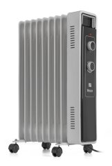 Olejový radiátor G21 Vesuv biely, 9 rebier, 2000 W