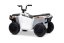 Elektrická štvorkolka Beneo Arctic Cat 12V so zadným pohonom, biela, LED svetlá, Lítiová batéria, 2 x 25W motor, Originál Licencia
