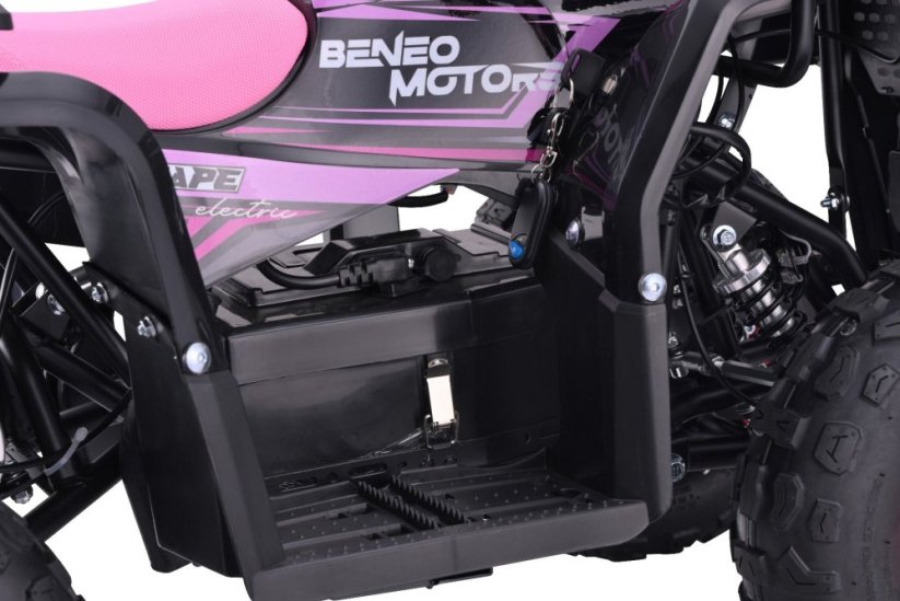 Elektrická čtyřkolka pro děti Beneo Motors ESCAPE-Electric růžová - 800W