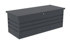 Záhradný box G21 Denver 560 L, antracitový plechový