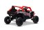 Elektrické autíčko Kawasaki TERYX KRX 1000 12V, červené, jednomiestne, odpružená zadná náprava, 2,4 Ghz diaľkové ovládanie, Lítiová batéria, 2 x 25W Motory, MP3 s USB/AUX,