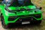 Beneo Elektrické autíčko Lamborghini Aventador 12V Dvoumístné, Zelené, 2,4 GHz dálkové ovládání, USB / SD Vstup, odpružení, vertikální otvírací dveře, měkké EVA kola, 2X MOTOR, ORIGINAL licence