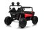 Elektrické auto Beneo T-REX Ride 4x4 dvoumístné 24V, červené, MP3 přehrávač se vstupem USB/AUX, pohon 4x4, lithiová baterie, odpružení, dálkové ovládání, LED světla