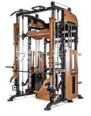 Posilovací stroj Brute Force komplexní posilovna Smith Machine, Leg press, Jammer