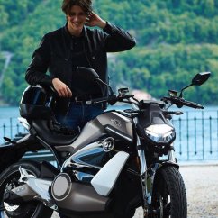 Elektrický motocykl Super Soco TS Streethunter single battery bílý
